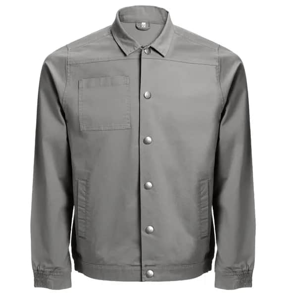 Unisex-Jacke aus Baumwolle und Elastan - THC BRATISLAVA - Grau