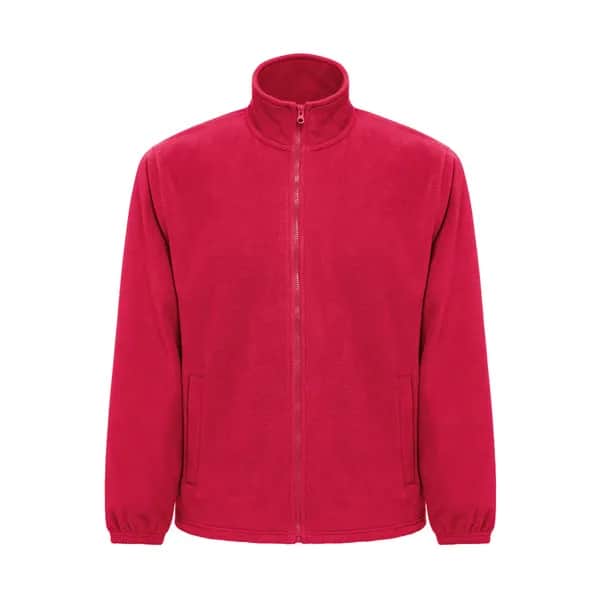 Herren Polarjacke HD aus Polyester - THC GAMA - Rot