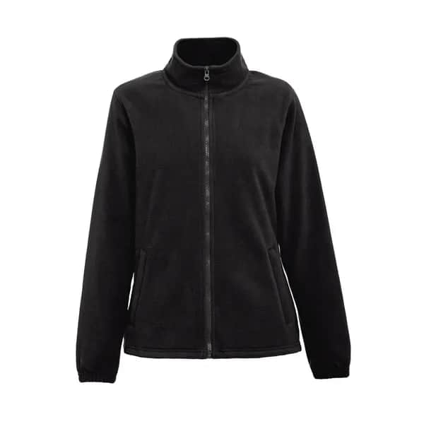 Damen Polarjacke HD aus Polyester - THC GAMA WOMEN - Schwarz