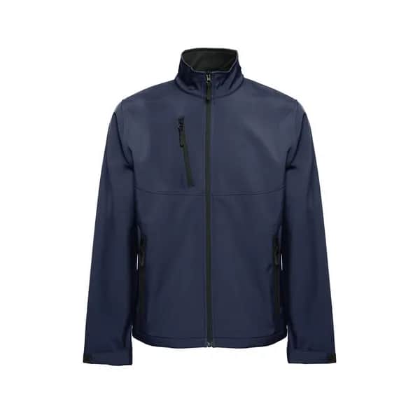 Softshell-Jacke (Unisex) aus Polyester und Elastan - THC EANES - Dunkelblau