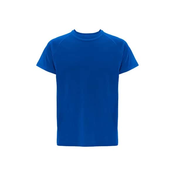 Kurzärmeliges technisches T-Shirt aus Polyester - THC MOVE - Königsblau