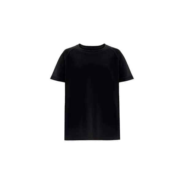 Technisches T-Shirt mit kurzen Ärmeln aus Polyester für Kinder - THC MOVE KIDS - Schwarz