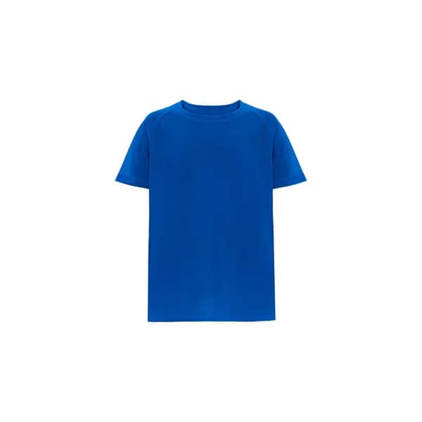 Technisches T-Shirt mit kurzen Ärmeln aus Polyester für Kinder - THC MOVE KIDS - Königsblau