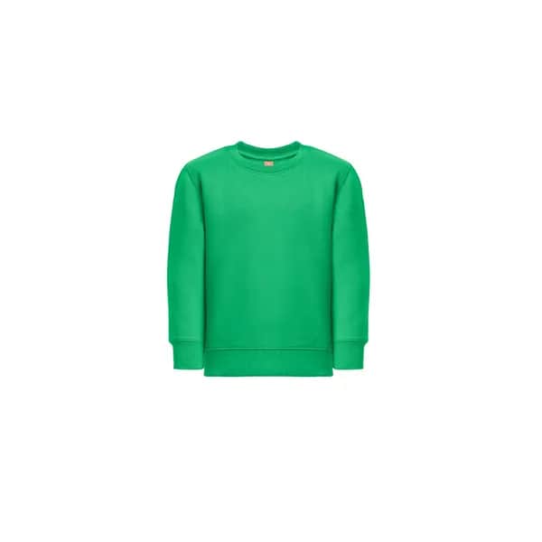 Kindersweatshirt aus recycelter Baumwolle und Polyester - THC DELTA KIDS - Grün