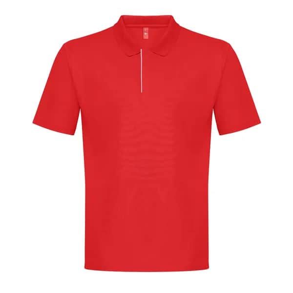 Technisches Poloshirt für Herren - THC DYNAMIC - Rot