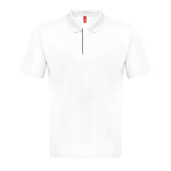 Technisches Poloshirt für Herren - THC DYNAMIC WH - Weiß