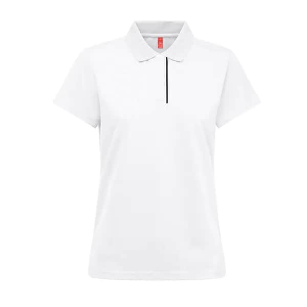 Technisches Poloshirt für Damen - THC DYNAMIC WOMEN WH - Weiß