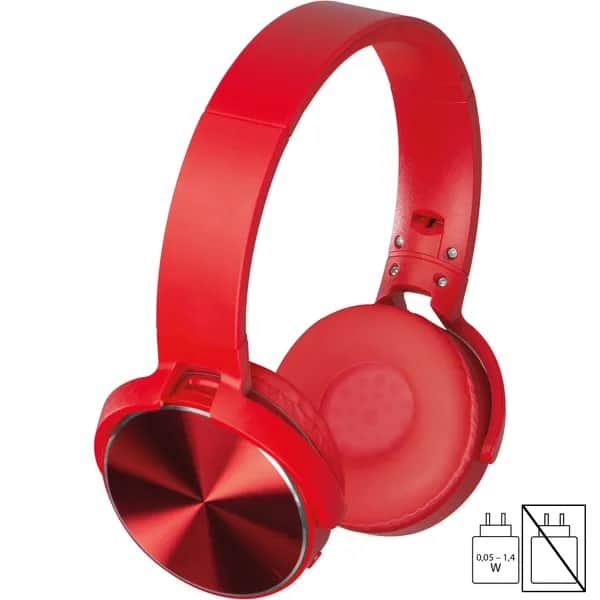 Bluetooth Kopfhörer DAMIAN - rot