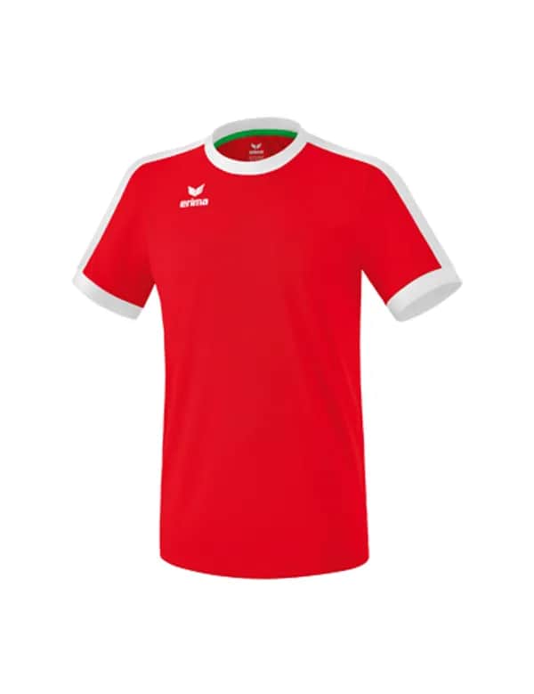 Retro Star Trikot - Kinder - rot/weiß