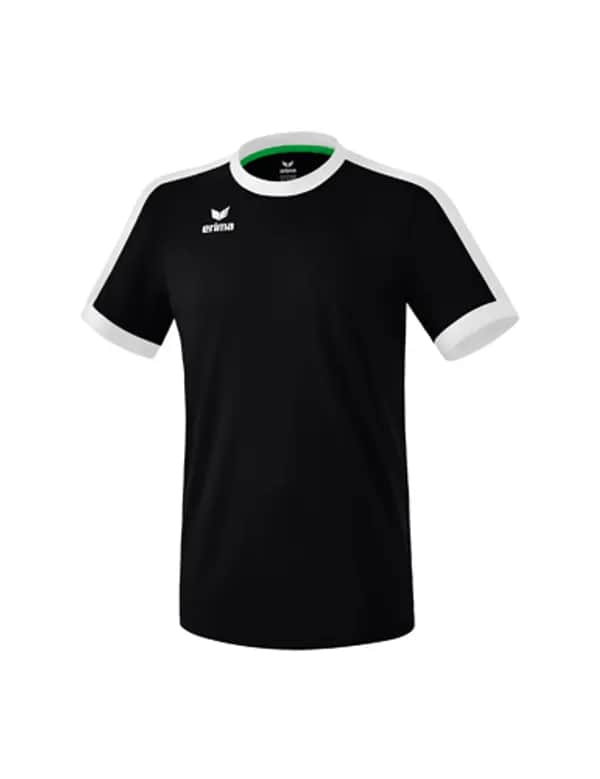 Retro Star Trikot - Erwachsene - schwarz/weiß