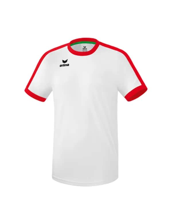 Retro Star Trikot - Erwachsene - weiß/rot
