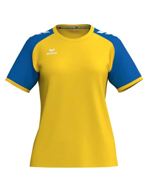 WINGS Jersey Shortsleeve - Damen - gelb/new royal