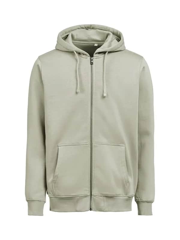 UM Pullover mit Reißverschluss (OCS-RCS)  Regular Fit Unisex - Sage
