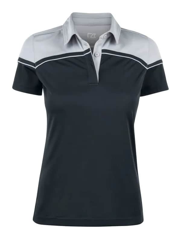 Seabeck Polo Ladies - Black/Light Grey