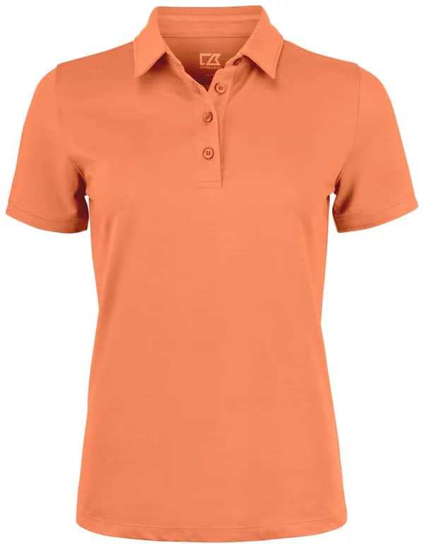 Oceanside Stretch Polo Ladies - Peach