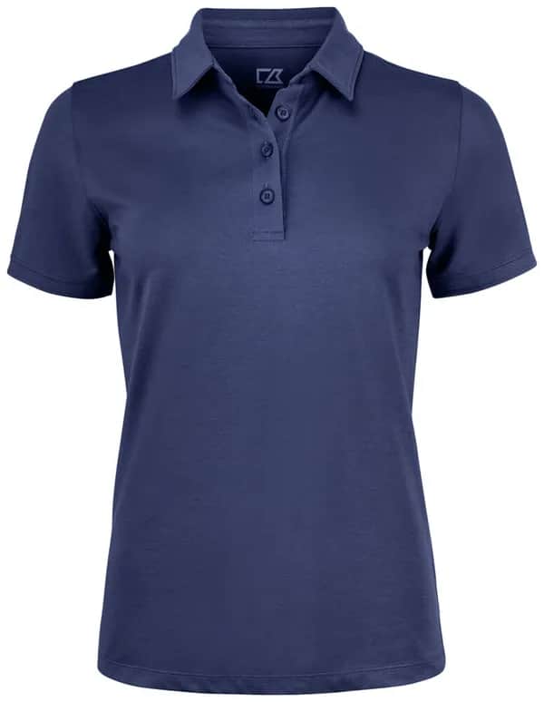 Oceanside Stretch Polo Ladies - Dark Navy