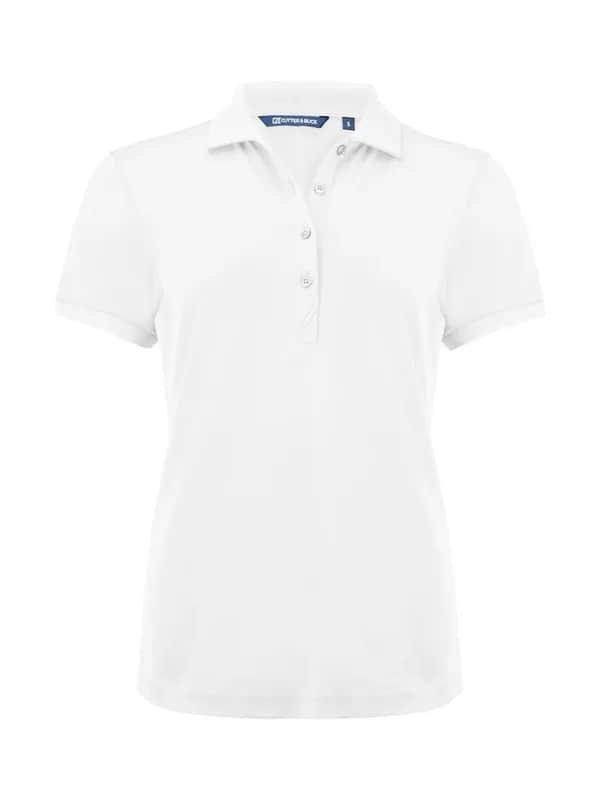 Virtue Polo Solid Women - White