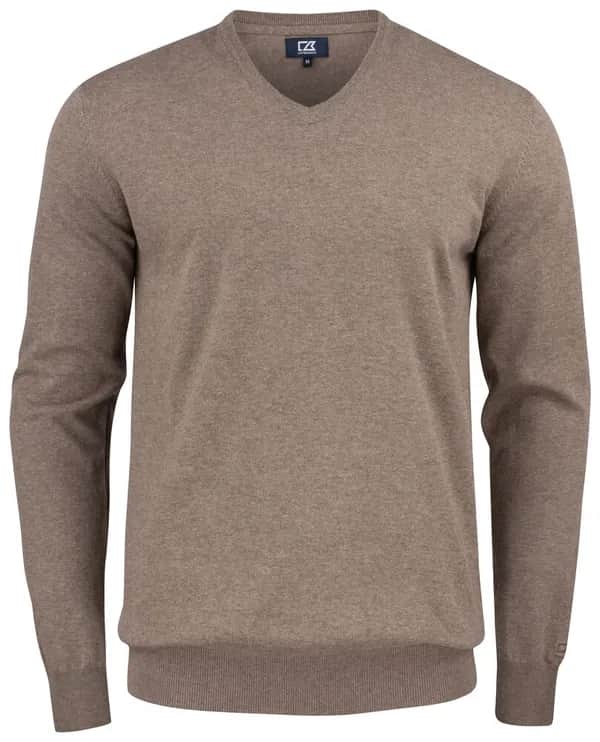 Oakville V-neck Men - Nougat Melange