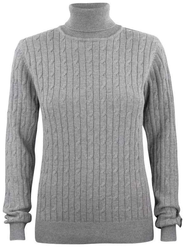 Blakely Rollerneck Ladies - Grey Melange