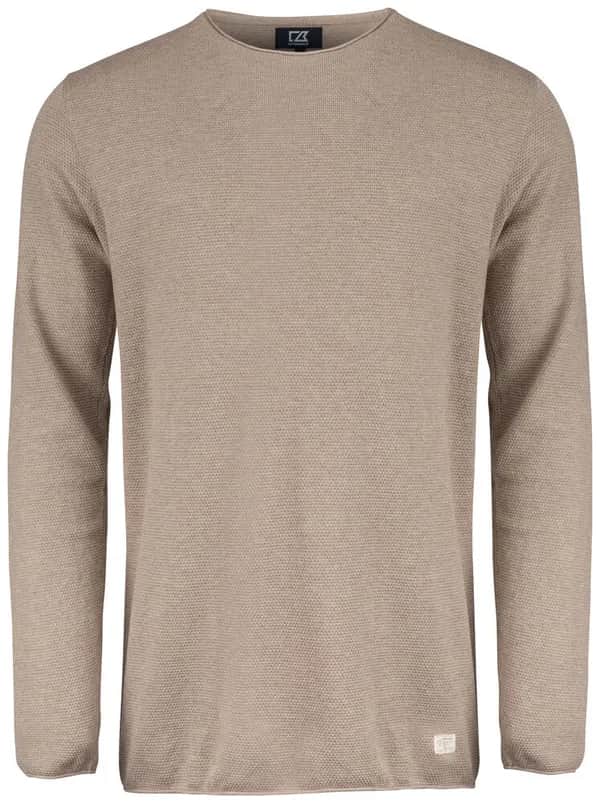 Carnation Sweater Men - Taupe Melange