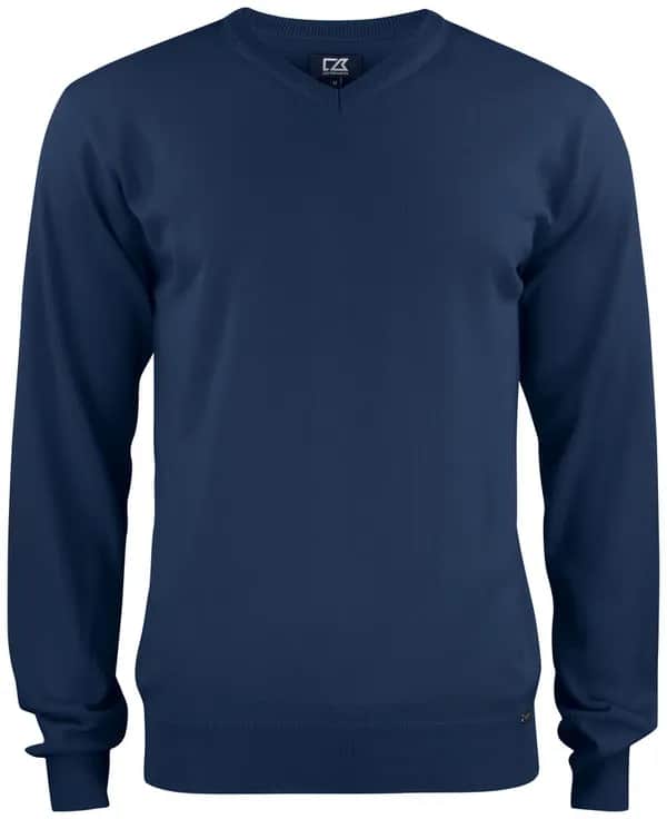 Everett V-neck Men - Dark Navy