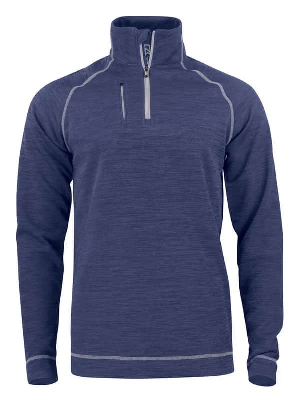 Chambers Half Zip - Denim Melange