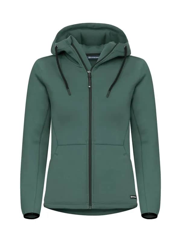 Pemberton Hood FZ Ladies - Pine Green