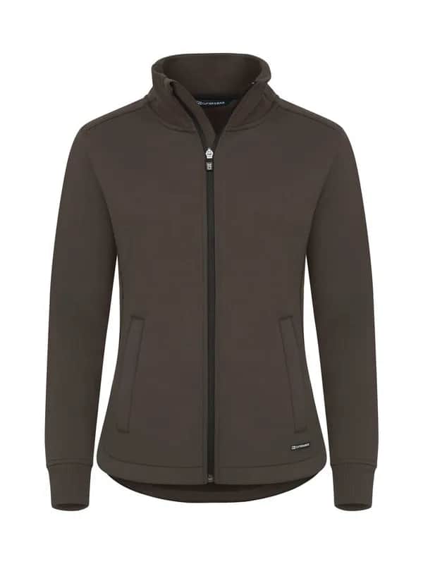 Pemberton Cardigan Full Zip Women - Dark Mocca
