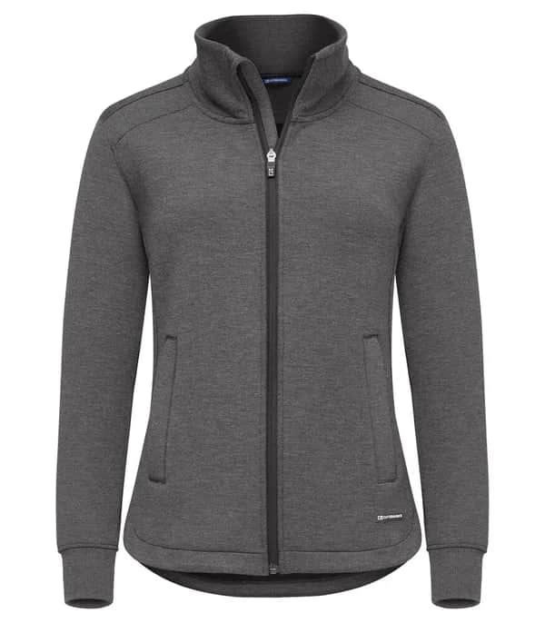 Pemberton Cardigan Full Zip Women - Anthracite Melange