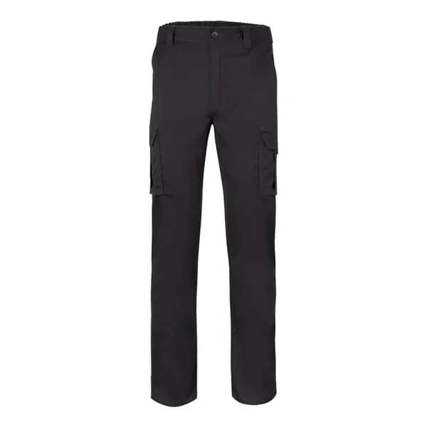 Multi-Pocket-Stretchhose (240 g/m²) aus Baumwolle (46 %), EME (38 %) und Polyester (16 %) - VL LUGH - Schwarz