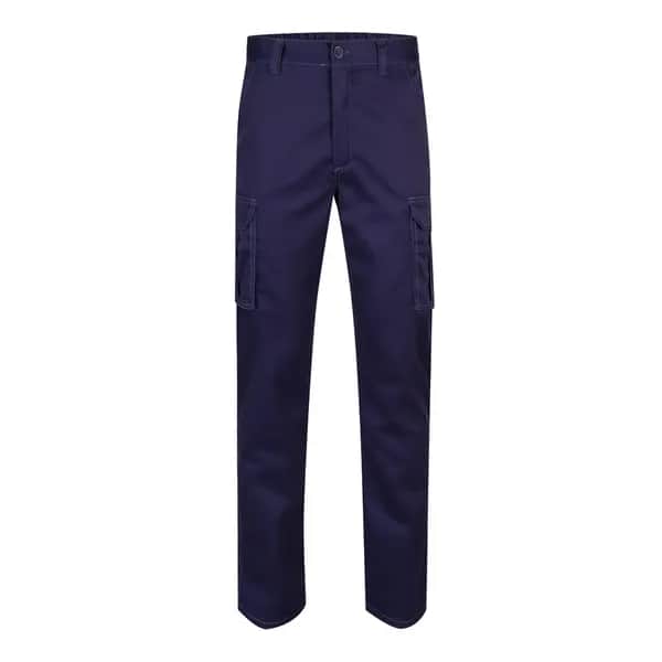 Multi-Pocket-Stretchhose (240 g/m²) aus Baumwolle (46 %), EME (38 %) und Polyester (16 %) - VL LUGH - Blau