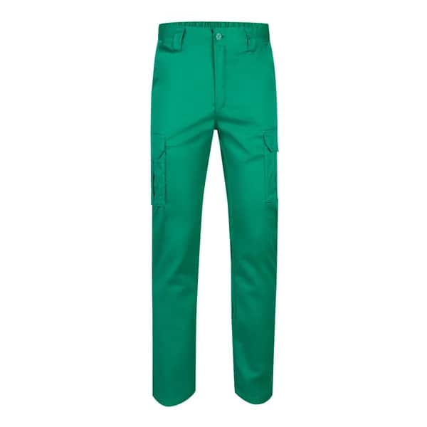 Multi-Pocket-Stretchhose (240 g/m²) aus Baumwolle (46 %), EME (38 %) und Polyester (16 %) - VL LUGH - Grün