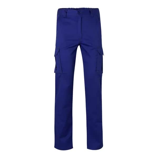 Multi-Pocket-Stretchhose (240 g/m²) aus Baumwolle (46 %), EME (38 %) und Polyester (16 %) - VL LUGH - Königsblau