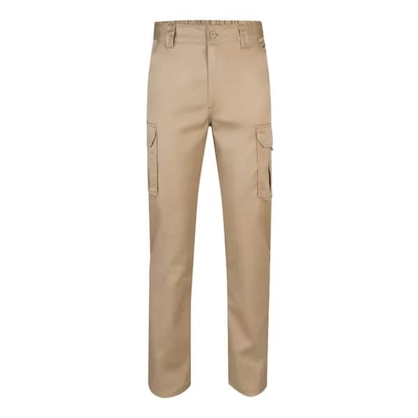 Multi-Pocket-Stretchhose (240 g/m²) aus Baumwolle (46 %), EME (38 %) und Polyester (16 %) - VL LUGH - Naturhell