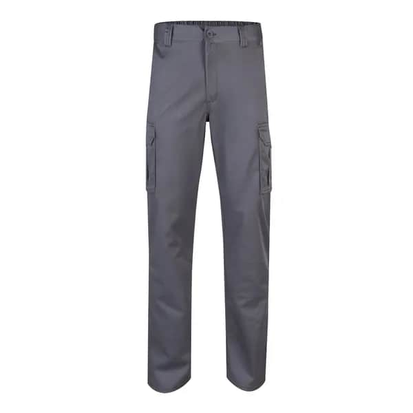 Multitaschen-Stretchhose (290 g/m²) aus Baumwolle (46 %), EME (38 %) und Polyester (16 %) - VL PAN - Grau