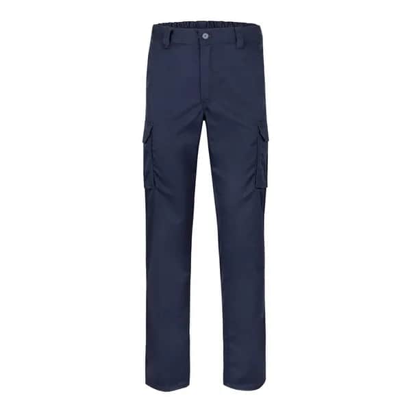 Multitaschen-Stretchhose (290 g/m²) aus Baumwolle (46 %), EME (38 %) und Polyester (16 %) - VL PAN - Dunkelblau