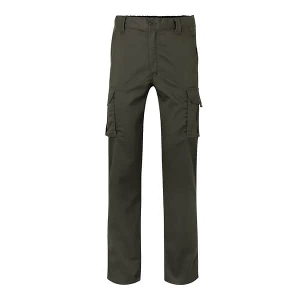 Multitaschen-Stretchhose (290 g/m²) aus Baumwolle (46 %), EME (38 %) und Polyester (16 %) - VL PAN - Khaki