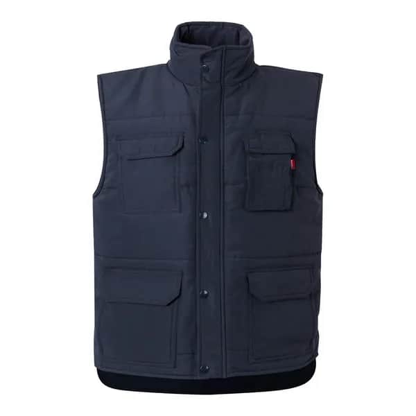 Steppweste mit mehreren Taschen (220g/m²), aus Polyester (100%) - VL MEFITIS - Dunkelblau