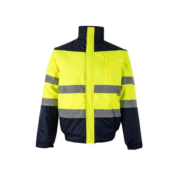 Zweifarbige Steppjacke (180g/m²) aus Polyester (100%) mit PU-Beschichtung - VL JUPITER - Marineblau