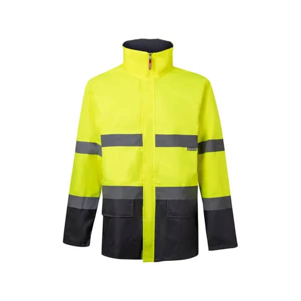 Zweifarbiger Parka (190g/m²), aus Polyester (100%), mit PU-Beschichtung - VL THEMIS LARGE - Grau