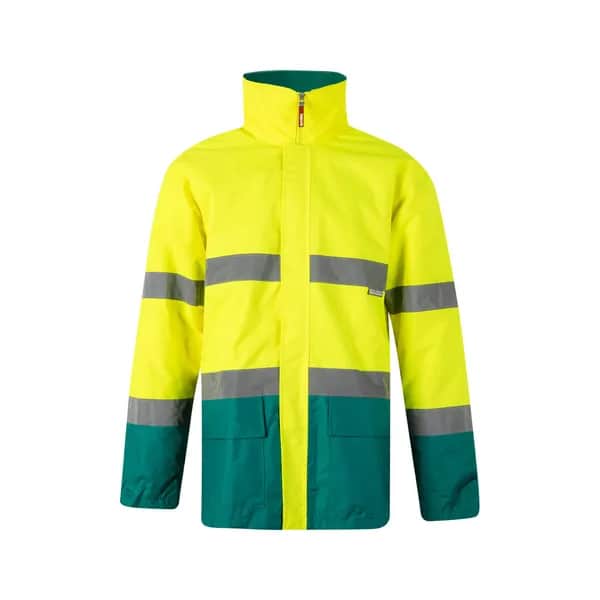 Zweifarbiger Parka (190g/m²), aus Polyester (100%), mit PU-Beschichtung - VL THEMIS - Grün