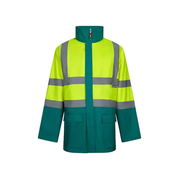 Zweifarbiger 4-in-1-Parka (180 g/m²), aus Polyester (100%) mit PU-Beschichtung - VL JUNO LARGE - Grün