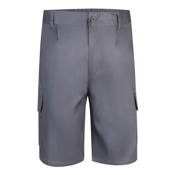 Bermudashorts aus Multi-Pocket-Twill (200g/m²), aus Baumwolle (35%) und Polyester (65%) - VL CHIONE - Grau