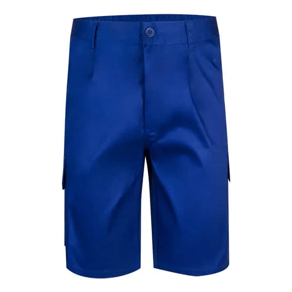 Bermudashorts aus Multi-Pocket-Twill (200g/m²), aus Baumwolle (35%) und Polyester (65%) - VL CHIONE - Königsblau