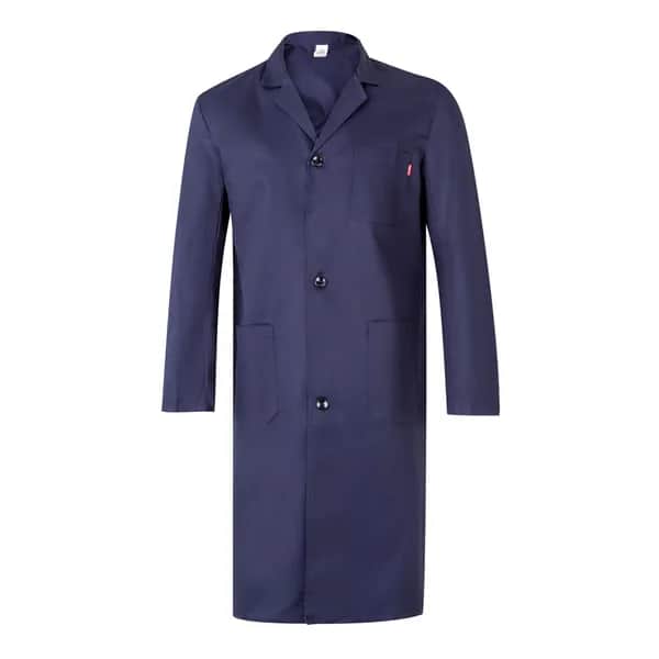 Kittel aus Twill (175 g/m²), aus Baumwolle (35 %) und Polyester (65 %) - VL DANU - Blau
