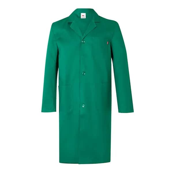 Kittel aus Twill (175 g/m²), aus Baumwolle (35 %) und Polyester (65 %) - VL DANU - Grün
