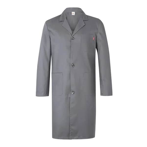 Kittel aus Twill (175 g/m²), aus Baumwolle (35 %) und Polyester (65 %) - VL DANU - Grau
