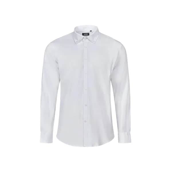 Hemd Oxford (180 g/m²) für Herren, aus Baumwolle (50 %), Polyester (45 %) und Elasthan (5 %) - VL PRITHVI MAN - Weiß