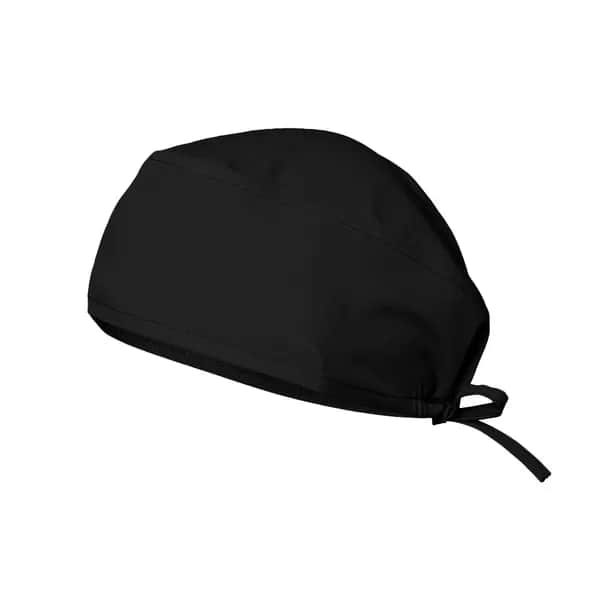 Hygienemütze (140 g/m²), aus 100 % Mikrofaser - VL SAGA - Schwarz