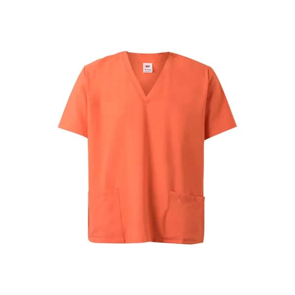 Kurzarm-Tunika (140 g/m²), aus 100 % Mikrofaser - VL FLORA - Orange